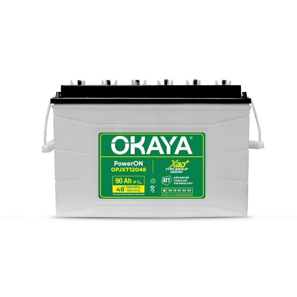 OKAYA OPJXT12048 90_AHAh Inverter Battery