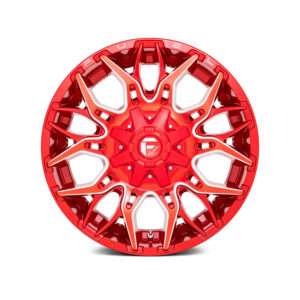 FUEL? – D771 TWITCH 1PC Candy Red with Milled Accents