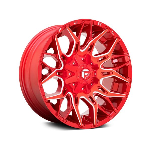 FUEL? - D771 TWITCH 1PC Candy Red with Milled Accents - Image 2